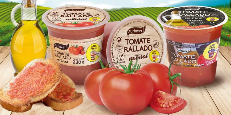 Tomate Natural Rallado de Surinver