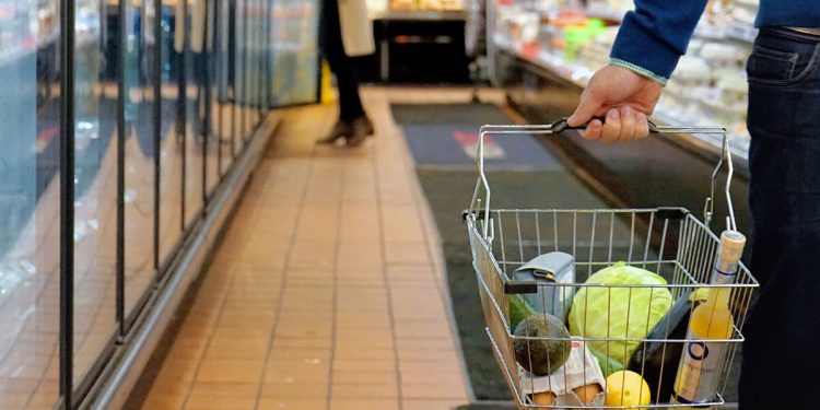 cesta compra supermercado