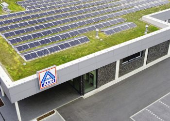 ALDI- tienda con placas solares