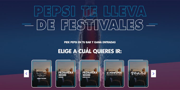 Pepsi campaña festivales
