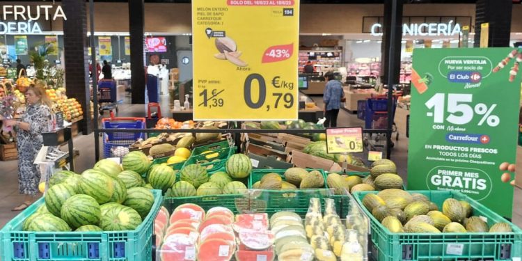 carrefour sandias y melones