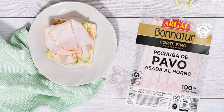 Argal incorpora la pechuga de pavo asada a su gama de loncheados Bonnatur