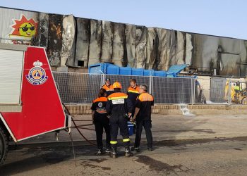 Se incendia la fábrica de Tosfrit en Ciudad Real