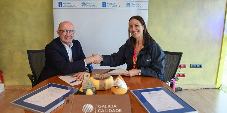 Sello de Galicia Calidade para Lácteos Ferrado Verde y Quesería Artesanal Ruta Xacobea