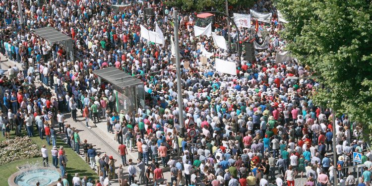 Protesta de agricultores
