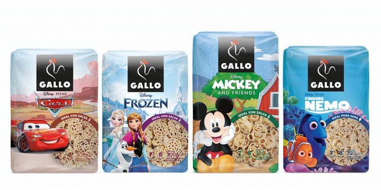 Gallo pasta infantil
