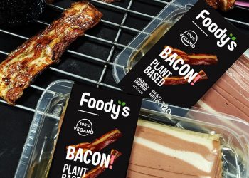 Bacon plant-based de bioimpresion 3D_Foodys