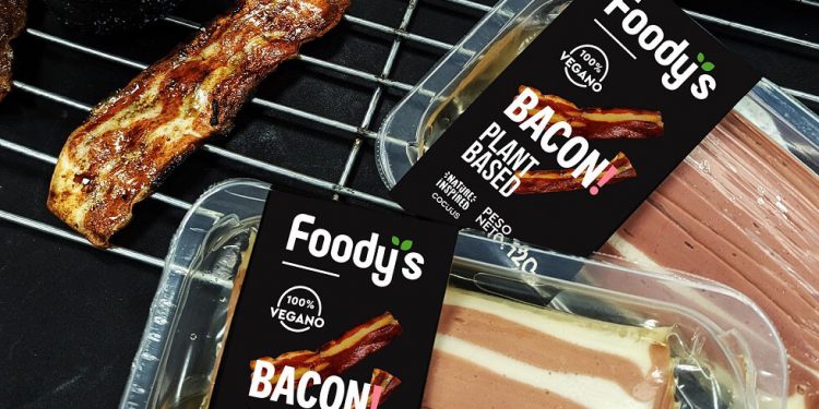 Bacon plant-based de bioimpresion 3D_Foodys