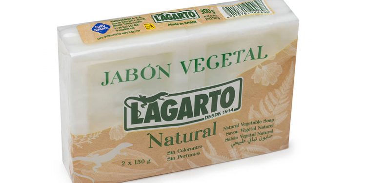 Jabón Lagarto vegetal pastilla