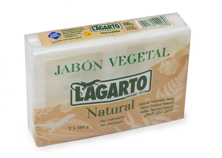 Jabón Lagarto vegetal pastilla
