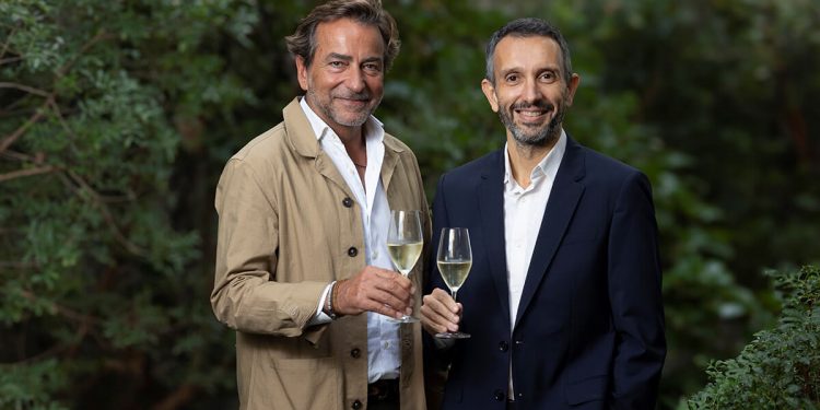 Bruno Colomer, director y enólogo de Codorníu, y Sergio Fuster, CEO del grupo Raventós Codorníu.