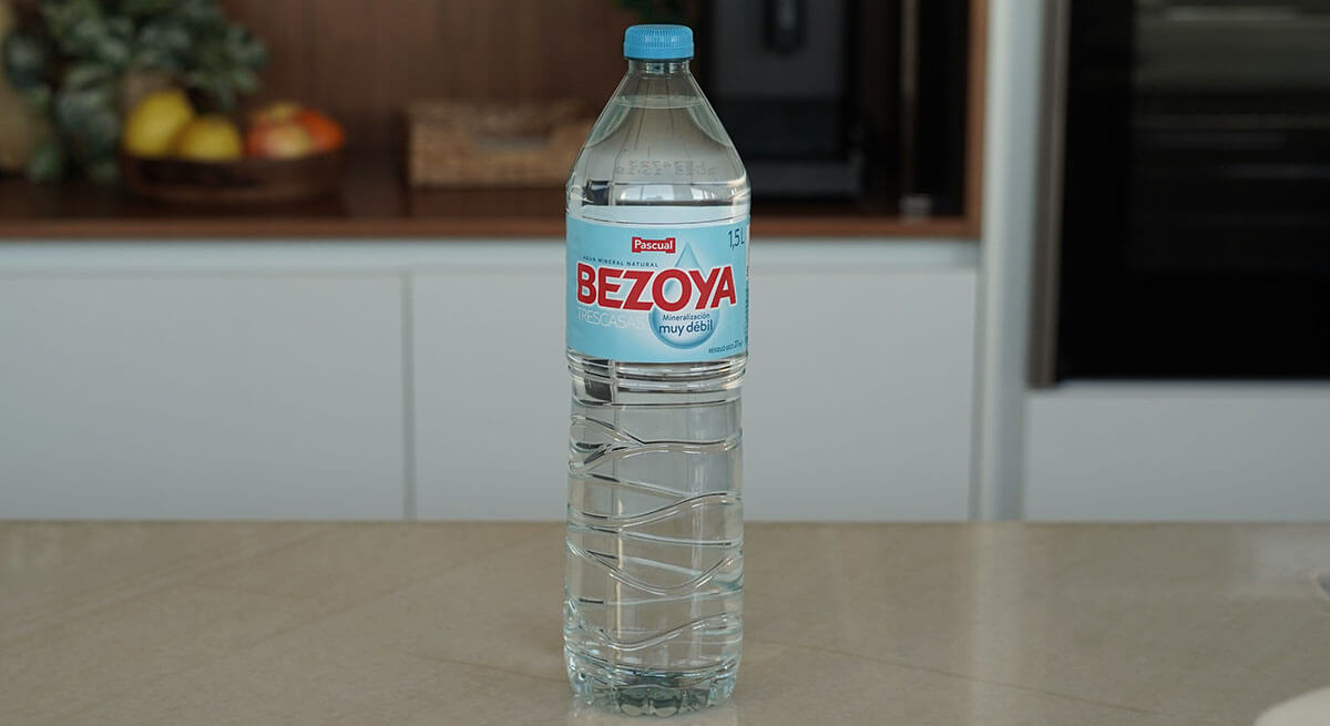 Botella de Agua Mineral Bezoya, Bebidas, Alimentación
