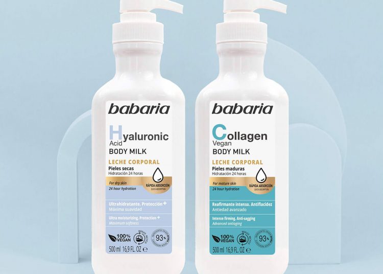 Babaria lanza nuevas cremas corporales con ácido hialurónico y colágeno vegano