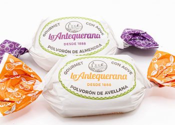 Polvoron de almedra y avellana