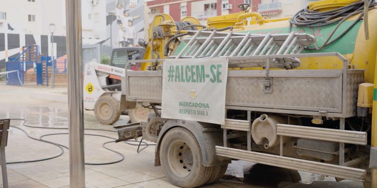 Maquinaria Mercadona DANA