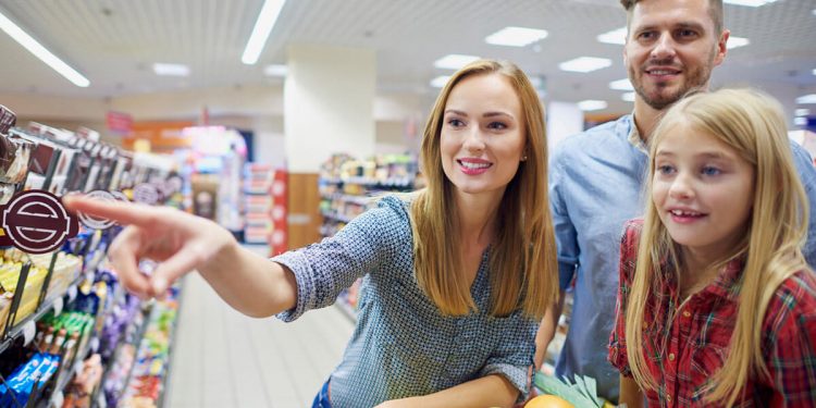Familia de compras