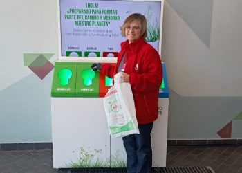 Alcampo - contenedor reciclaje