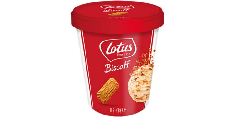 Lotus Biscoff helado