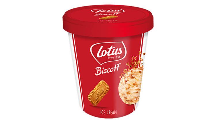 Lotus Biscoff helado