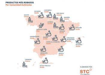 Mapa productos hurtados STC