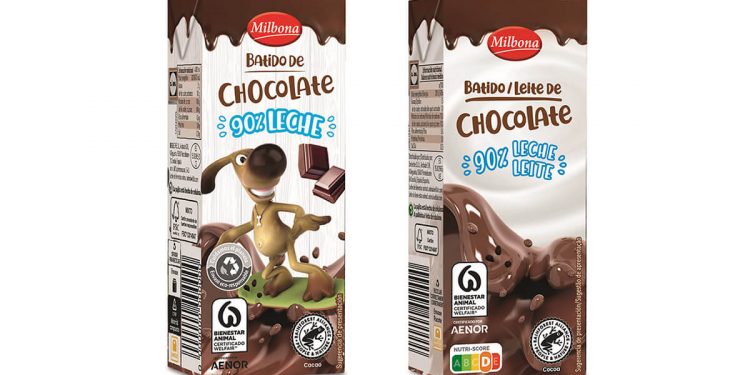 Envase de Lidl Batidos de chocolate