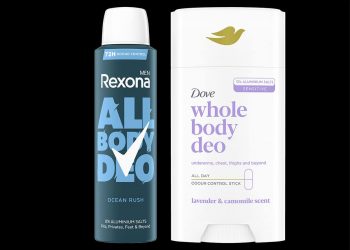 Rexona y Dove nuevos desodorantes