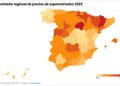 Barómetro de precios regionales 2025. Fuente: Soysuper