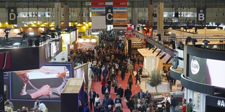 El sector cárnico ocupa ya el 25% de la superficie total de Alimentaria. Fuente: Alimentaria