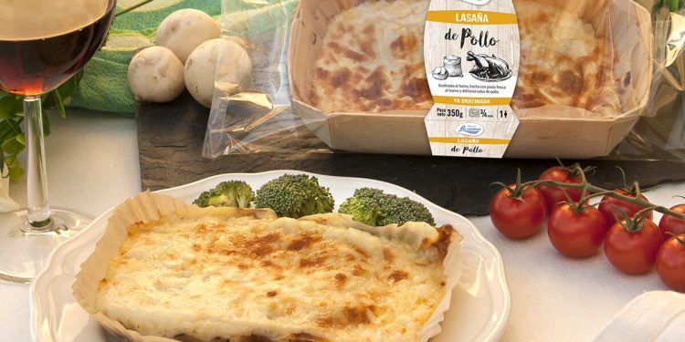 Nueva lasaña de pollo gratinada de Gourmet. Fuente: Gourmet.