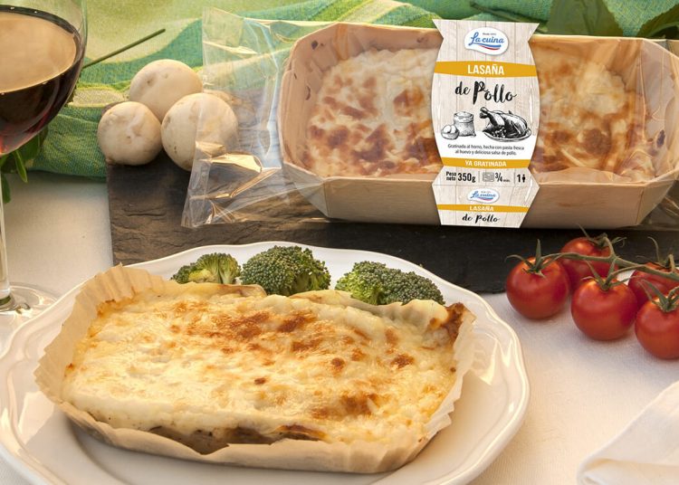 Nueva lasaña de pollo gratinada de Gourmet. Fuente: Gourmet.