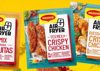Maggi innova con la primera gama de sazonadores pensada para freidoras de aire. Fuente: Nestlé