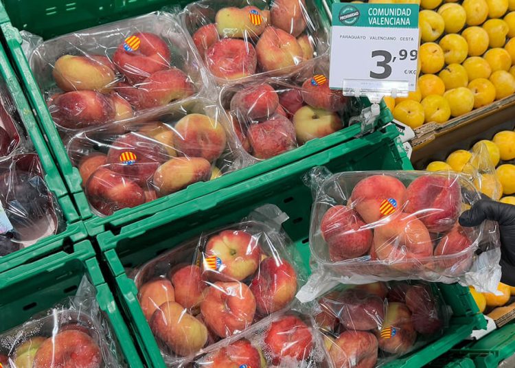 Masymas supermercados (Juan Fornés Fornés) compra 375 toneladas de fruta de verano a productores valencianos. Fuente: masymas supermercados