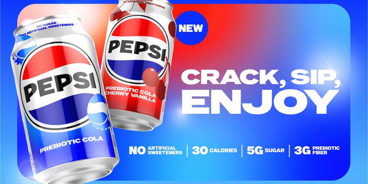 Nueva Pepsi Prebiótico Cola. Fuente: PepsiCo