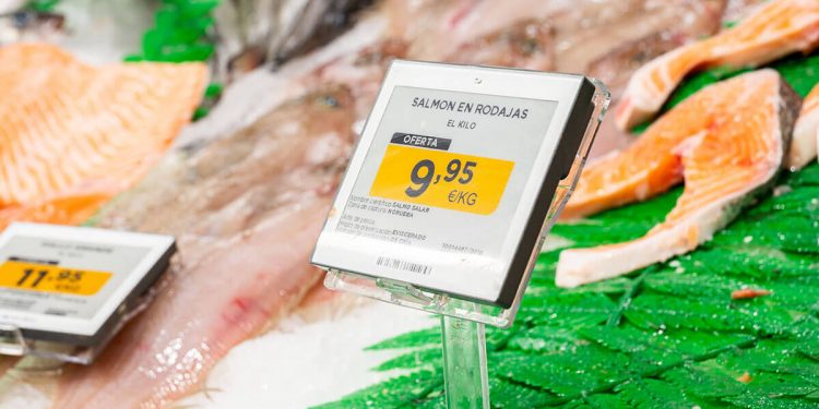 Alimerka avanza en su estrategia de digitalización con etiquetas electrónicas más modernas. Fuente: Alimerka.