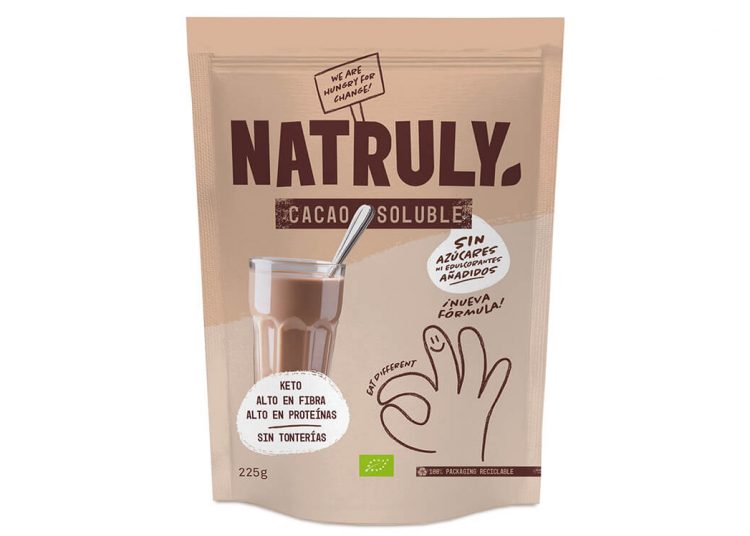 Nuevo cacao soluble de Natruly. Fuente: Natruly.