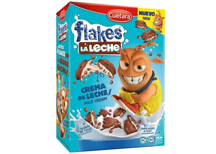 Choco Flakes presenta su primera variedad con relleno de crema de leche. Fuente: Adam Foods.
