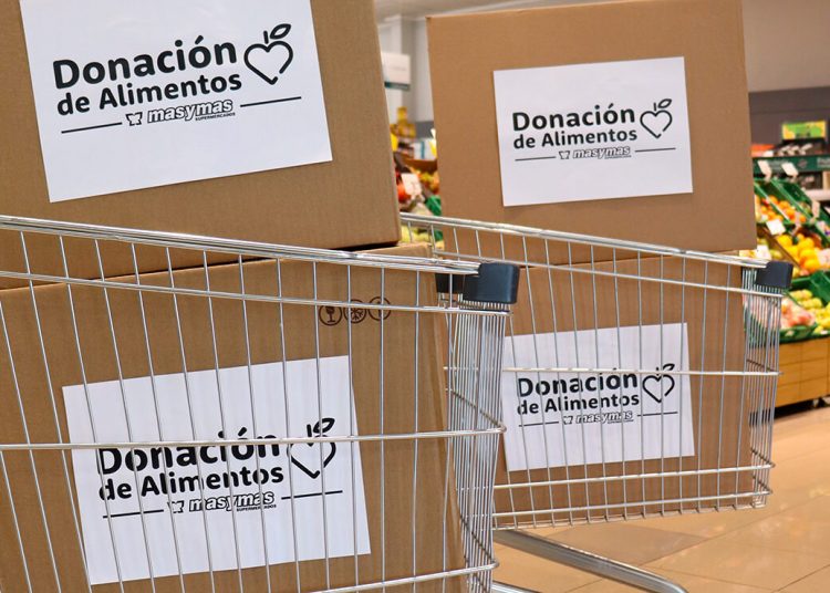 Masymas Supermercados logra evitar el desperdicio de 1.970 toneladas de alimentos en el último año. Fuente: masymas supermercados.