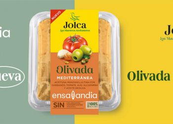 Ensalandia y Jolca lanzan un nuevo Dip refrigerado con base de aceitunas. Fuente: Ensalandia.
