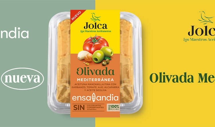 Ensalandia y Jolca lanzan un nuevo Dip refrigerado con base de aceitunas. Fuente: Ensalandia.