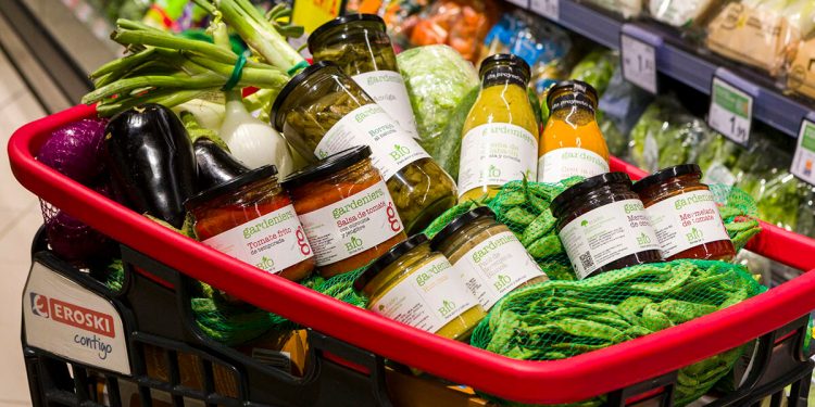 Los supermercados Eroski en Aragón venderán productos ecológicos elaborados por personas con discapacidad intelectual. Fuente: Eroski.