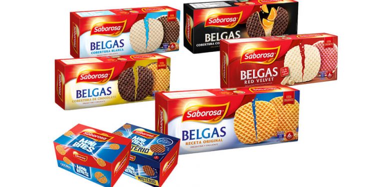 La marca de galletas Saborosa desembarca en España con una ambiciosa estrategia de inversión. Fuente: Saborosa.