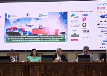 Jornada ‘Los condicionantes del comercio agroalimentario español en los mercados nacional e internacionales’. Fuente: Interporc.