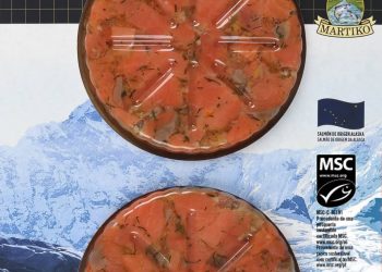 Martiko sorprende con un nuevo tartar de salmón ahumado salvaje de Alaska. Fuente: Martiko.