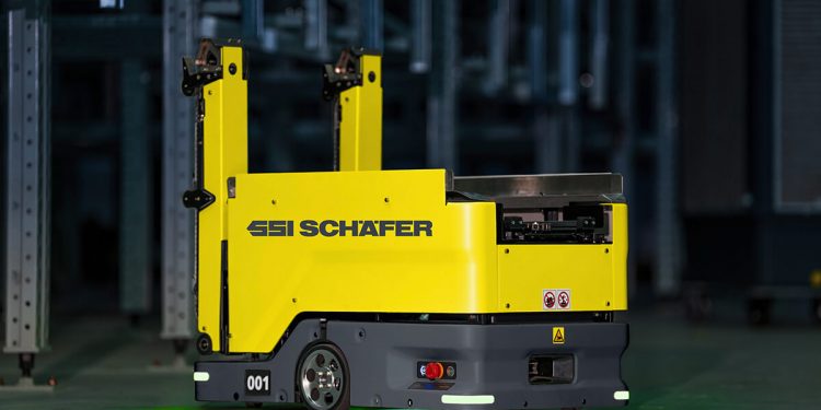 SSI Schaeffer presentará en Logistics & Automation 2025 su nuevo sistema RackBot Elevate. Fuente: SSI Schaeffer.