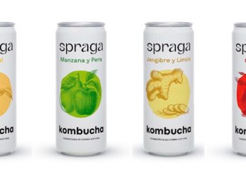 Spraga Kombucha desembarca en el mercado español. Fuente. Spraga.