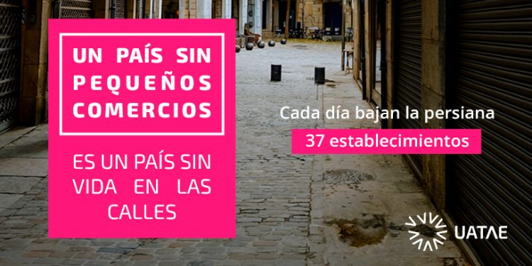 UATAE alerta de que más de 13.600 pequeños comercios cerraron en el último año. Fuente: UATAE.