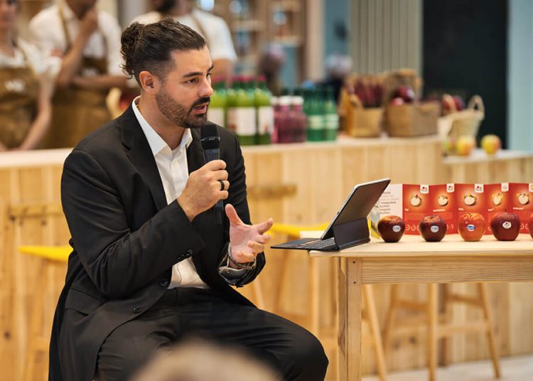 España, principal mercado de exportación para la variedad Golden Delicious de Val Venosta. Fuente: Val Venosta.