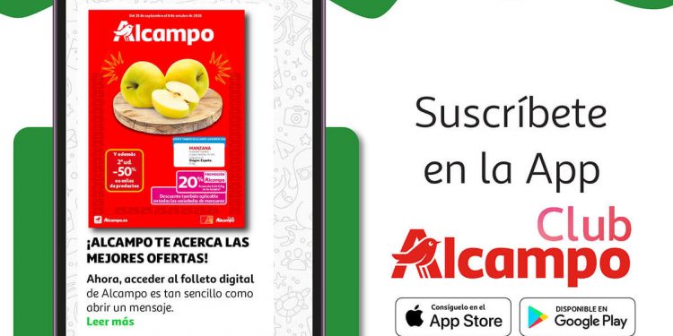Alcampo incorpora WhatsApp como nuevo canal de comunicación con sus clientes. Fuente: Alcampo.