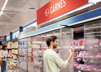 El precio de la carne en Aldi ha sido un 10,6% menor que la media del mercado en el último año. Fuente: Aldi.