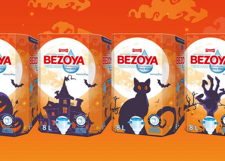 Bezoya celebra un Halloween con una nueva edición especial de su Bag in Box de 8L. Fuente: Pascual.